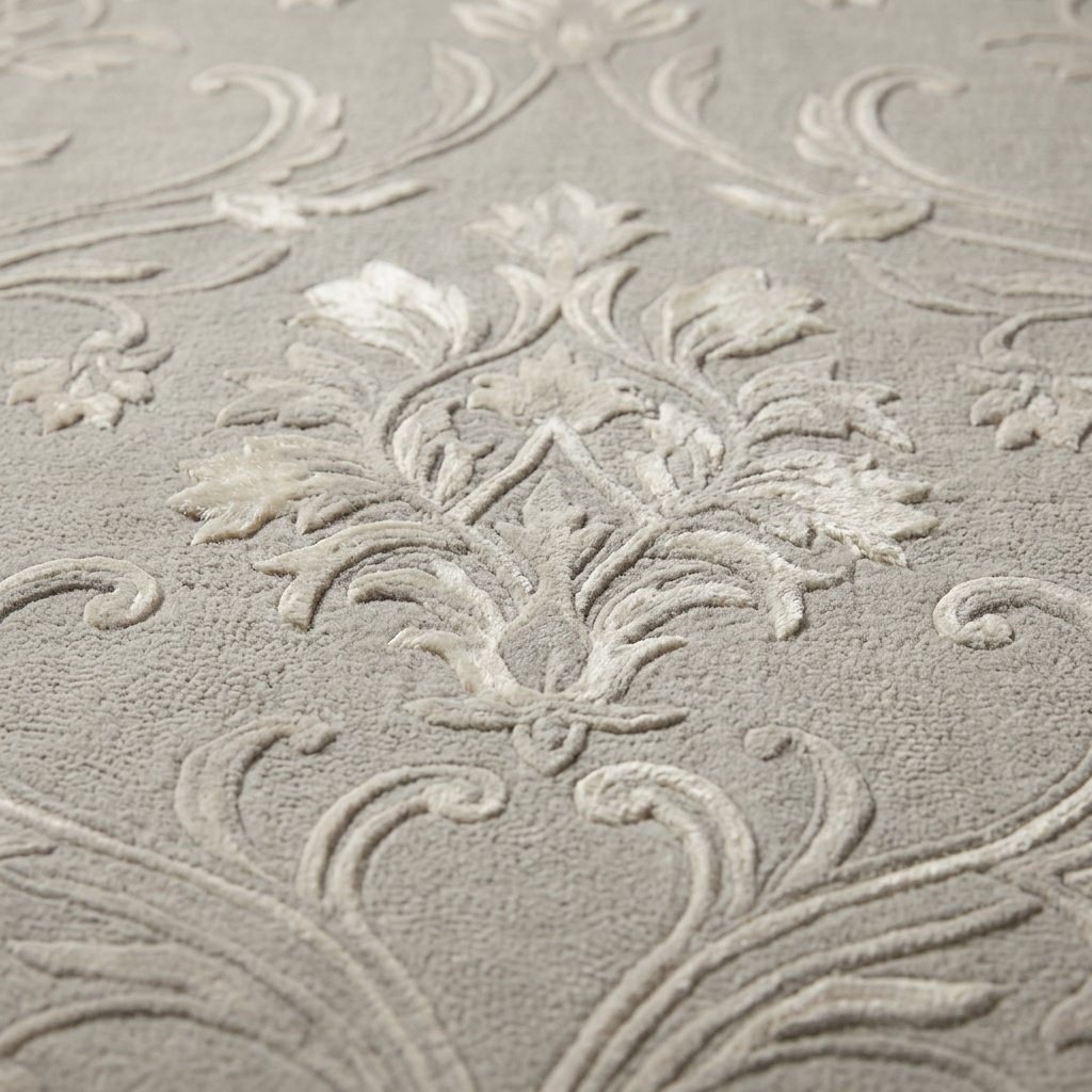 Damask Gris — Macro Detail