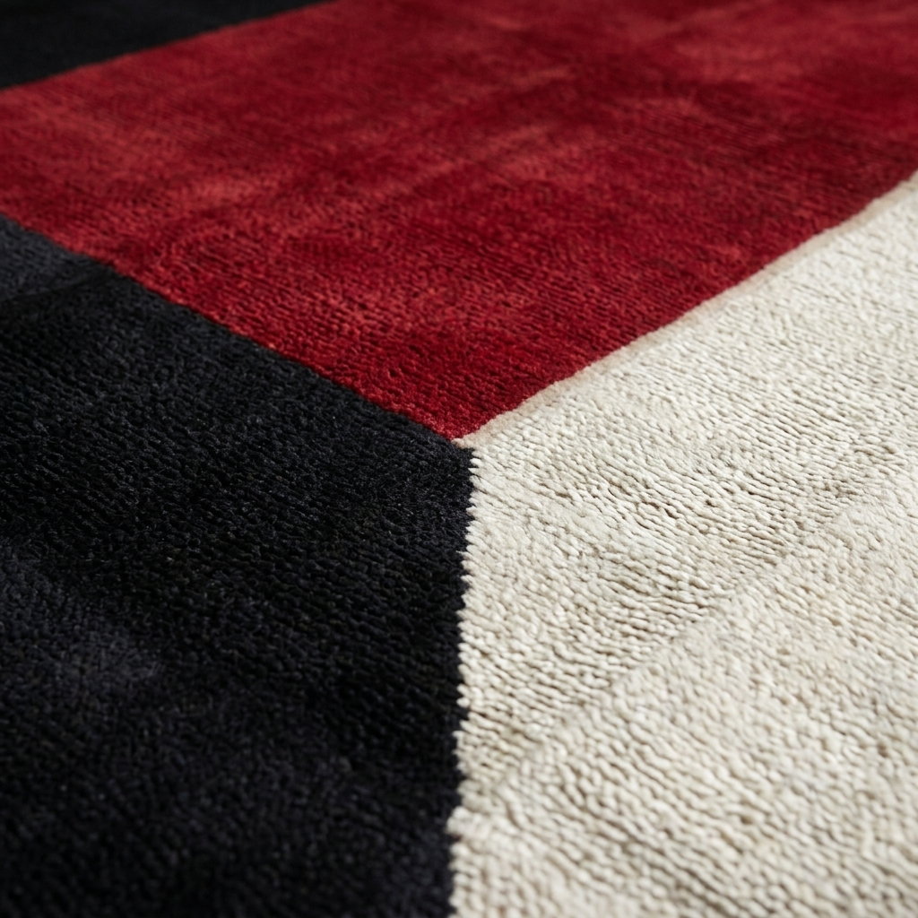 Carmine Block — Macro Detail