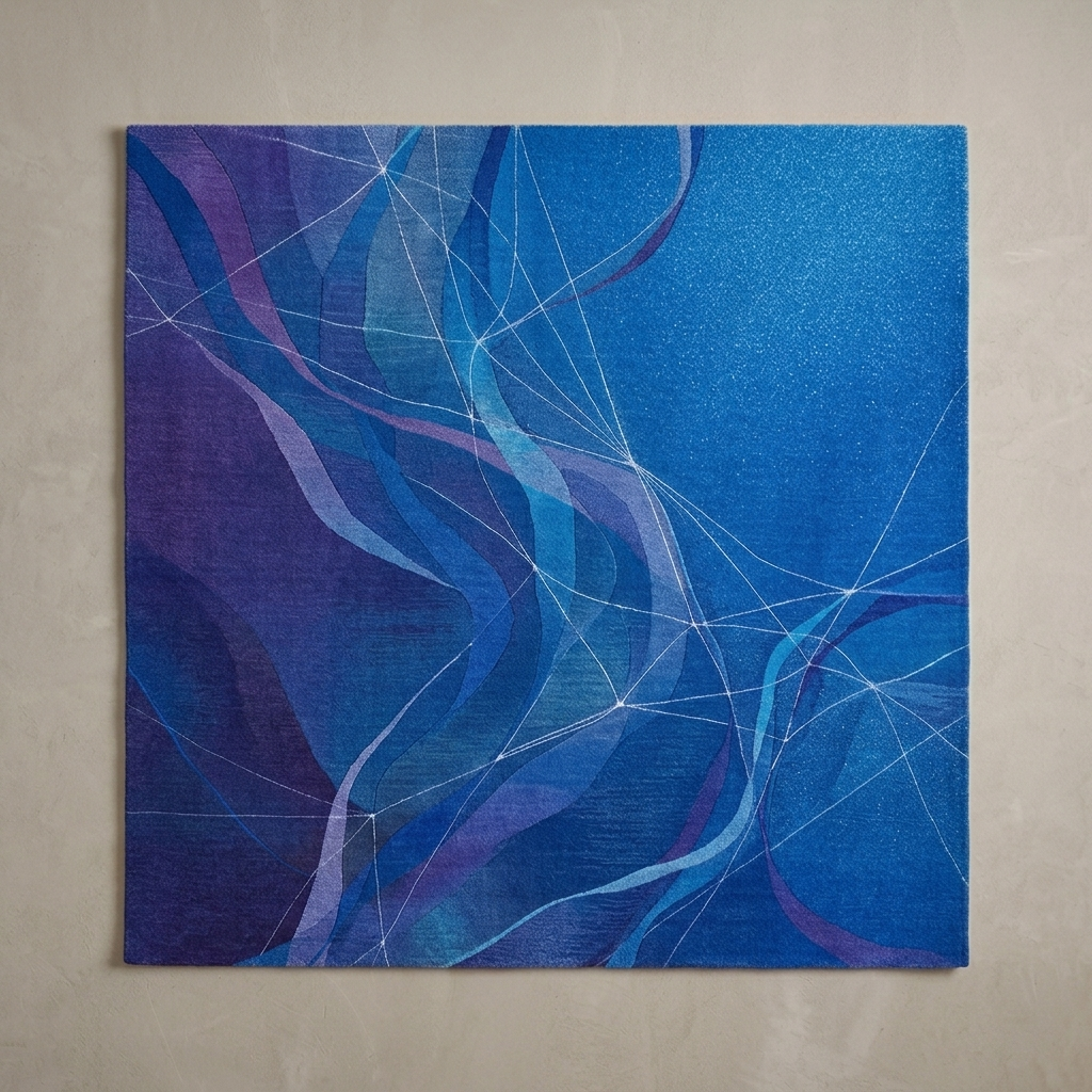 Ultramarine Cascade – 18x18 Sample Swatch