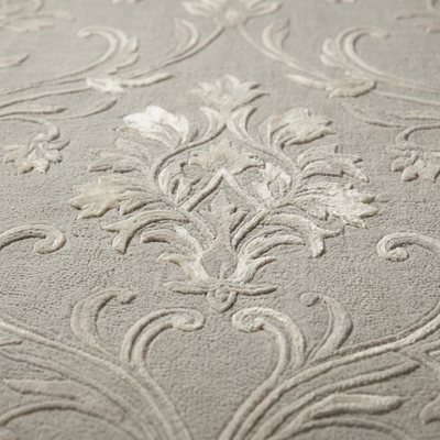 Damask Gris — Macro Detail