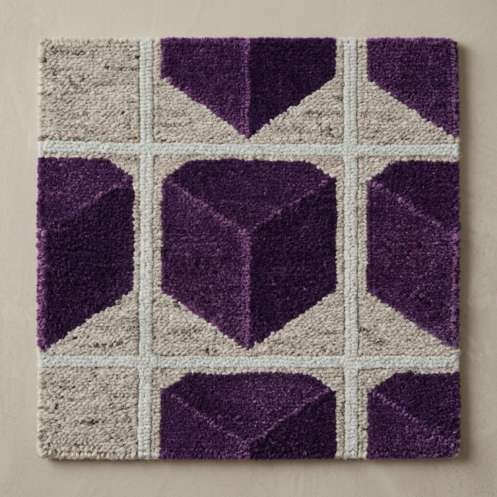 Amethyst Grid – 18x18 Sample Swatch