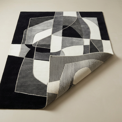 TISSAGE CENDRÉ - FLIPPED-CORNER