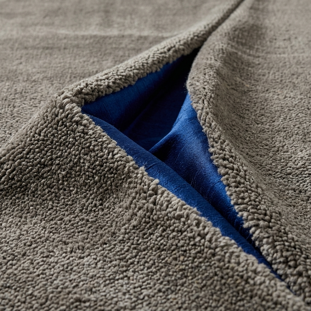 Cobalt Pleat — Macro Detail