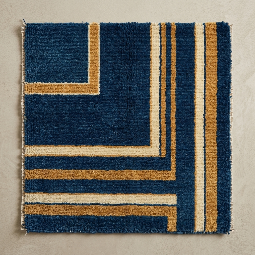 Onde Indigo – 18x18 Sample Swatch