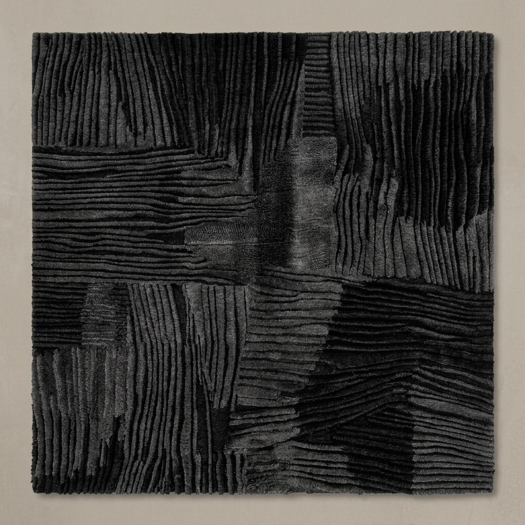 PLISSÉ NOIR – 18x18 Sample Swatch