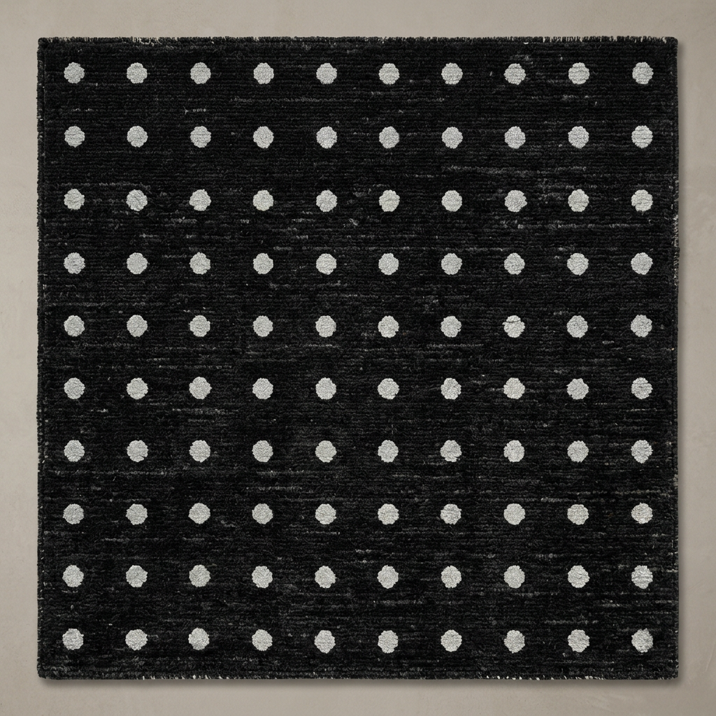 Pointillés Argent – 18x18 Sample Swatch